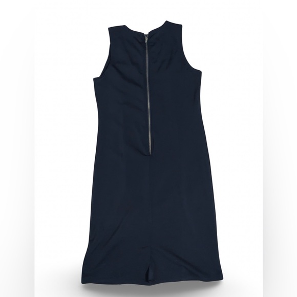 Black mini dress with an open front perfect for a night out. - Picture 2 of 3